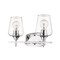 Z-Lite Joliet 2 Light Vanity, Chrome & Clear 473-2V-CH - alternate 1